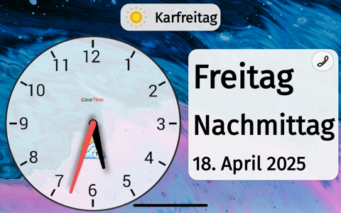 clearTime Startbildschirm