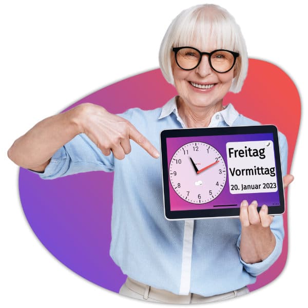 Seniorentablet im Einsatz - einfache Bedienung für ältere Menschen