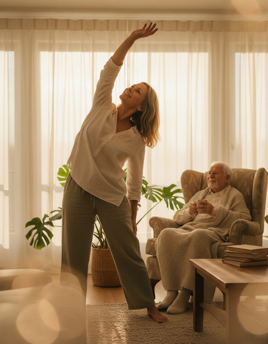 Bewegung in der Pflege: Wie 15 Minuten täglich Ihre Resilienz stärken