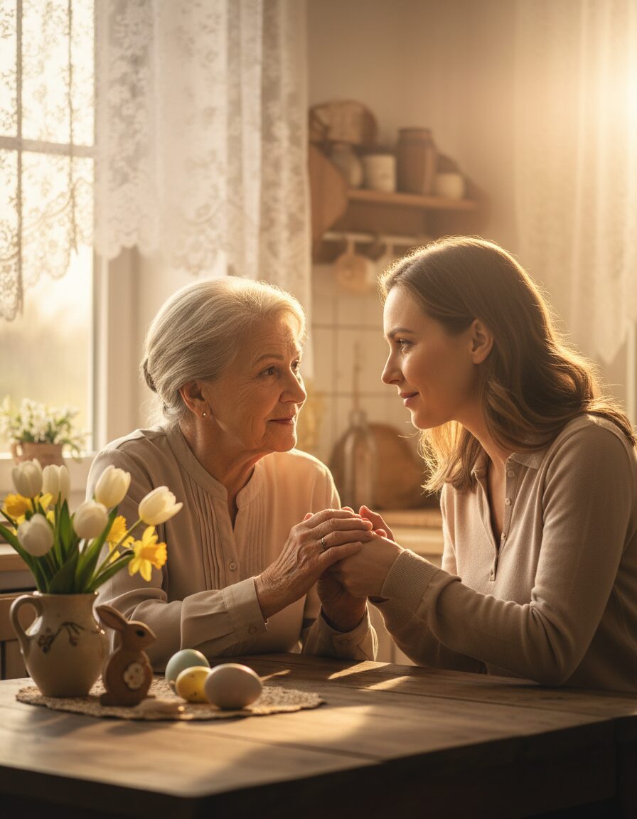 Ostern auf Distanz: Den Besuch als Pflege-Check nutzen